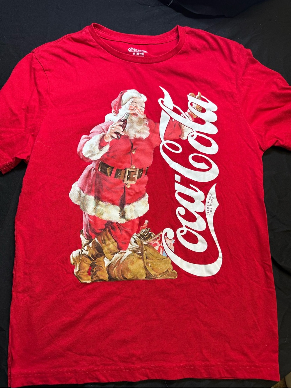 Coca Cola Red Santa Graphic Tee